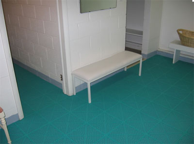 locker room floor tiles